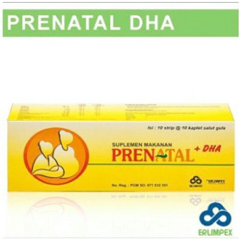 Jual PRENATAL + DHA Multivitamin dan Mineral untuk Ibu Hamil plus DHA