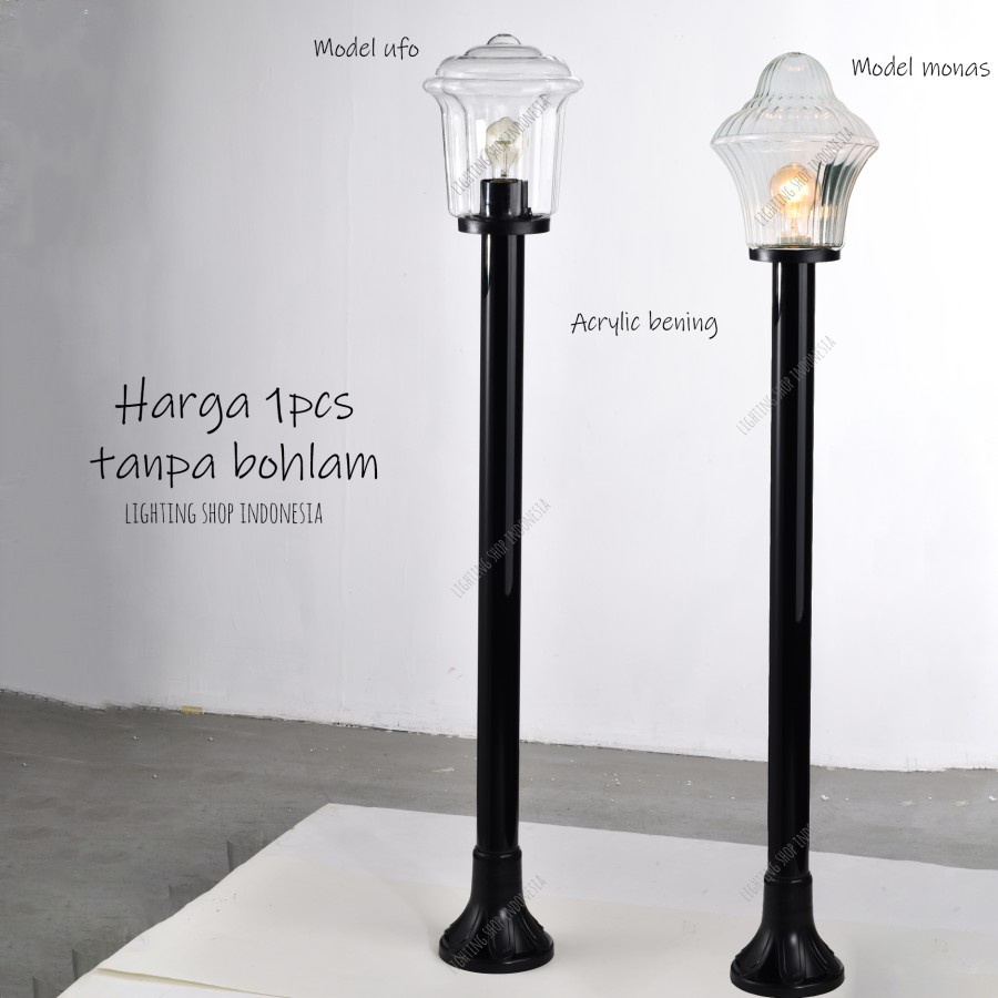 Jual Lampu Taman Stand 135cm Waterpoof Outdoor Susu Acrylic Standing ...