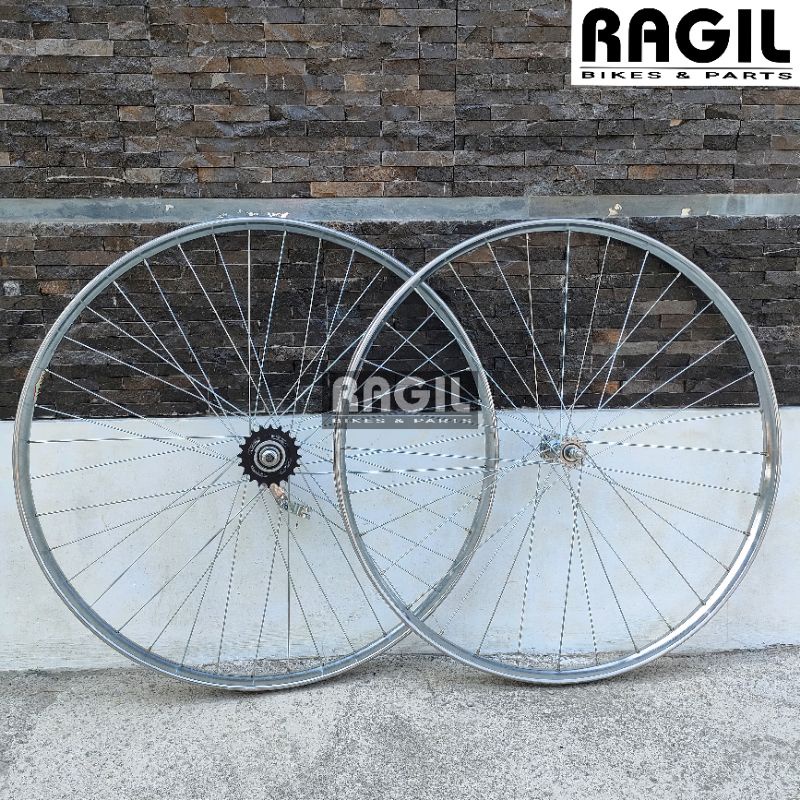 Jual RODA JADI SEPEDA ONTHEL VELG ARAYA 28 JAWA JOWO UNTA UNTO WHEELSET ...