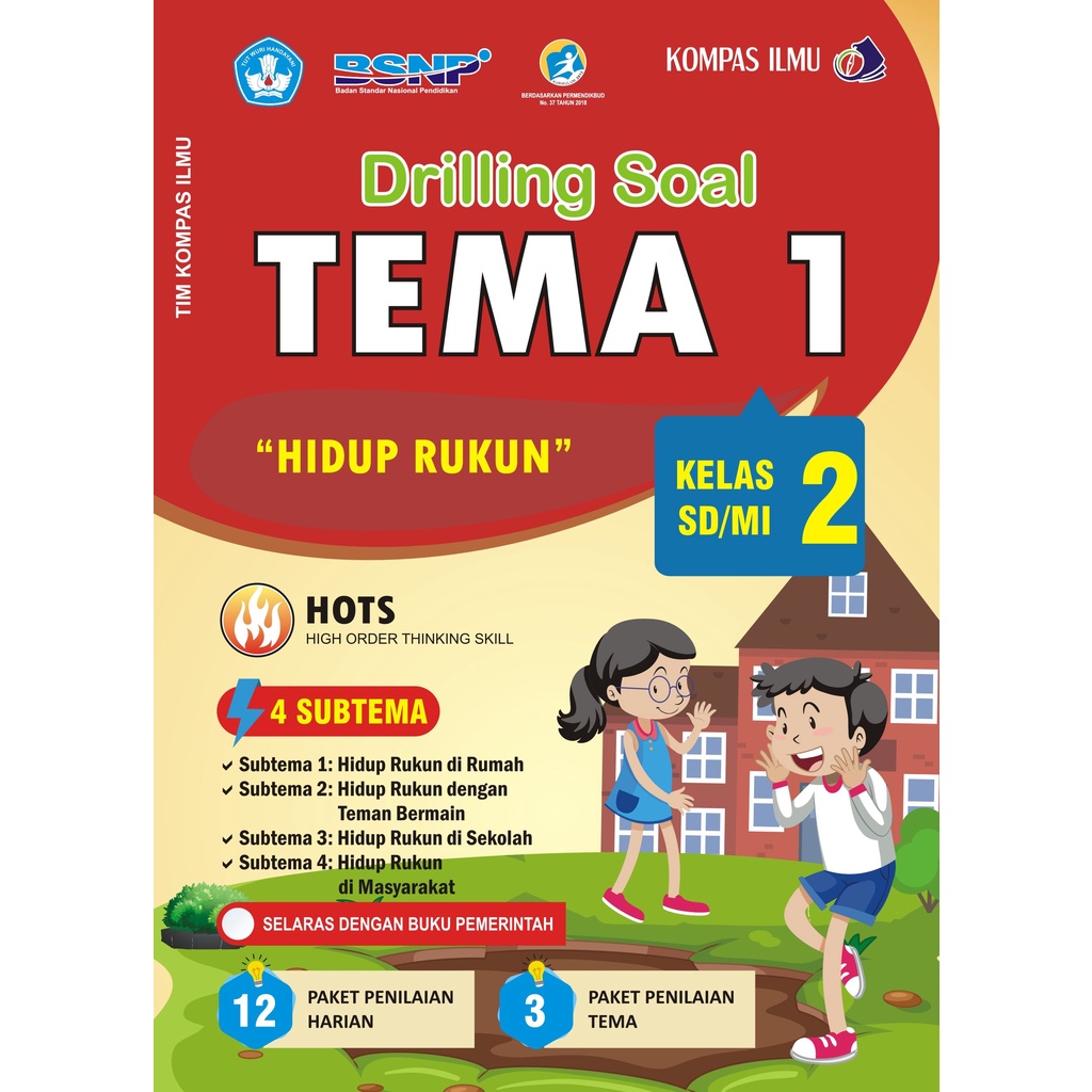 Jual Buku Ulangan SD Drilling Soal Tematik Kelas 2 SD / MI Tema 1 2 3 4 ...