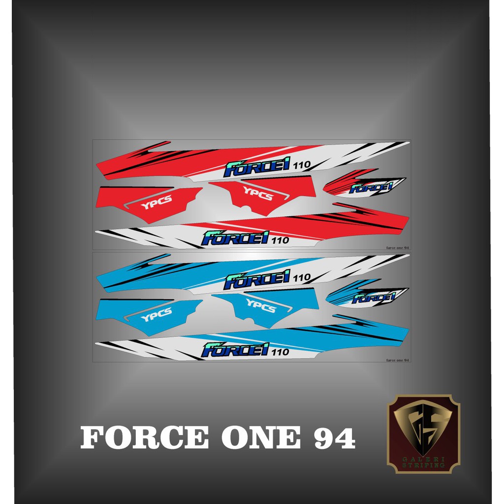Jual [COD] Stiker Sticker Striping force one 94 | Shopee Indonesia