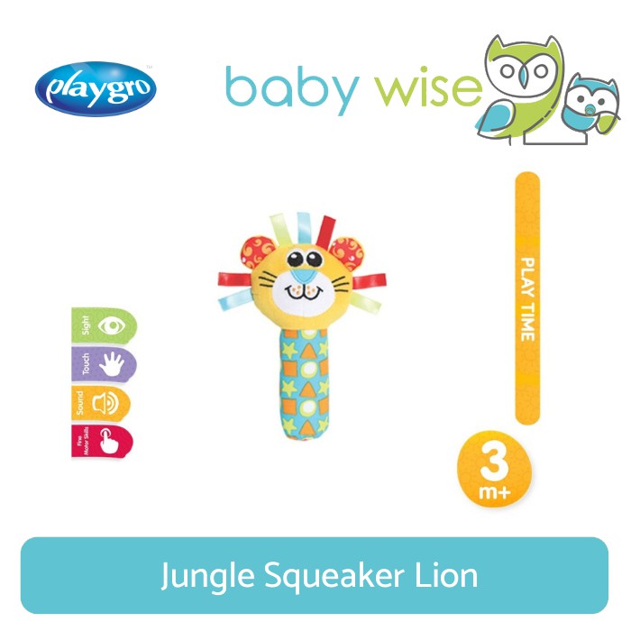 Jual Playgro Jungle Squeaker Lion - Mainan Anak | Shopee Indonesia