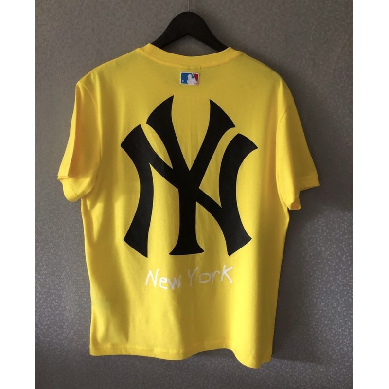 Kaos Baju Pria Wanita New York Yankees MLB Bahan katun