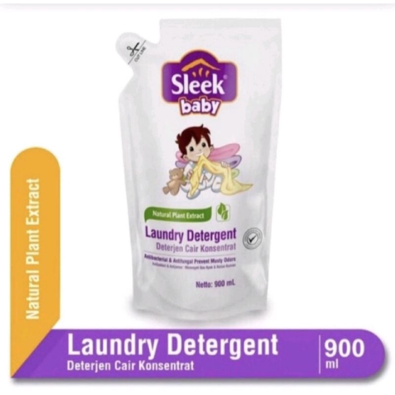 Jual SLEEK BABY LAUNDRY DETERGENT 900 ML | Shopee Indonesia