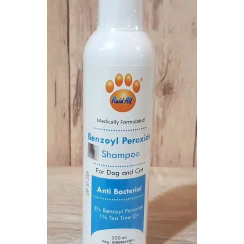 Jual Benzoyl Peroxide Shampoo Dogs and Cats 200ml Shopee Indonesia