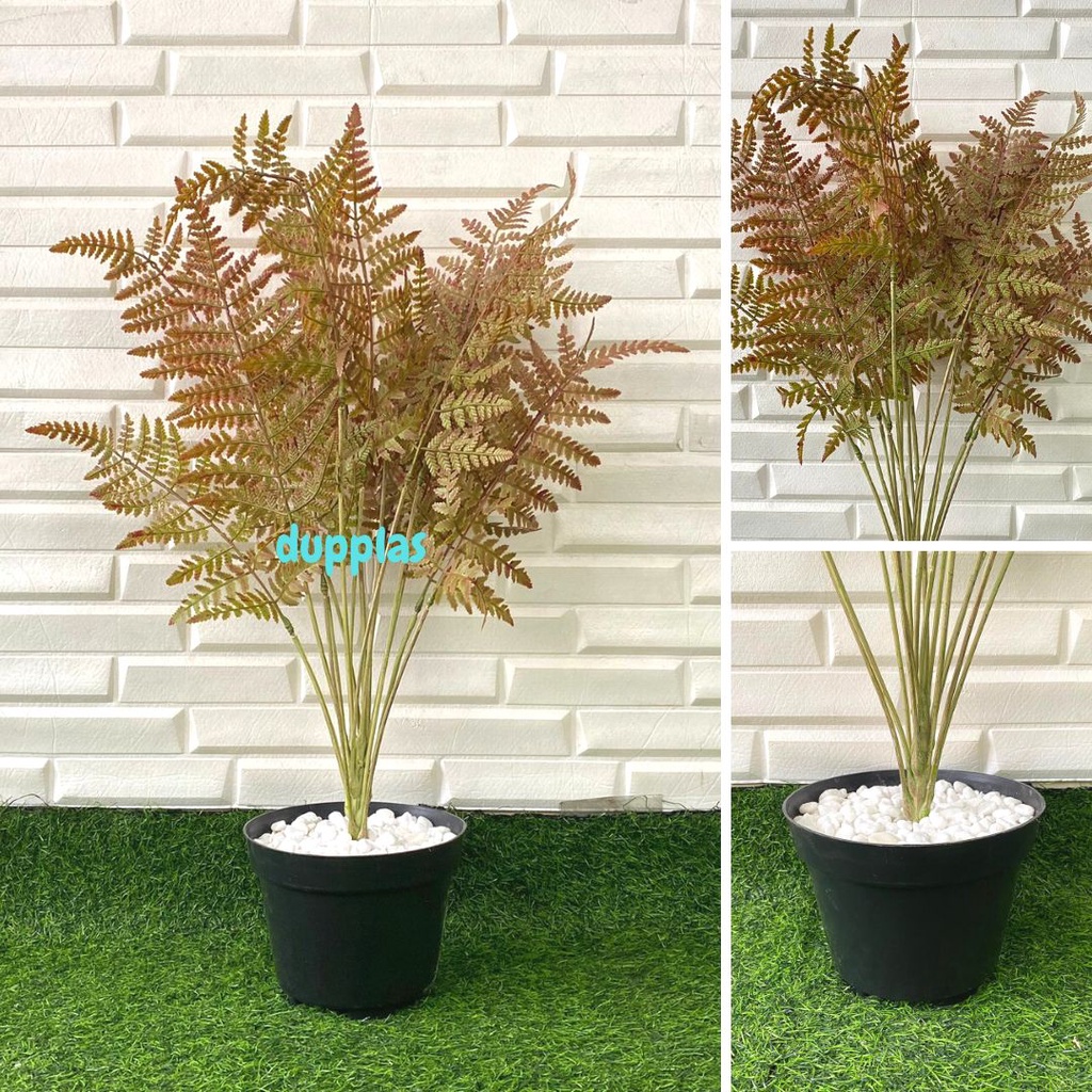 Jual Pohon Daun Pakis Boston X15 Latex Artificial Pot Dasar Plastik ...