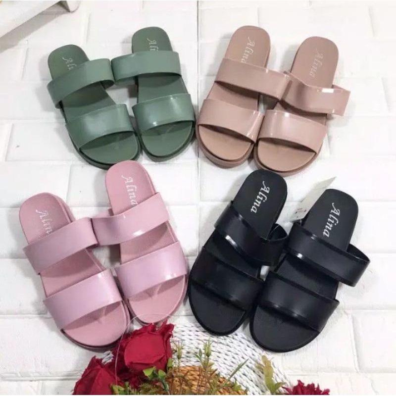 Jual Alina Sandal Selop Jelly 0912 Shopee Indonesia