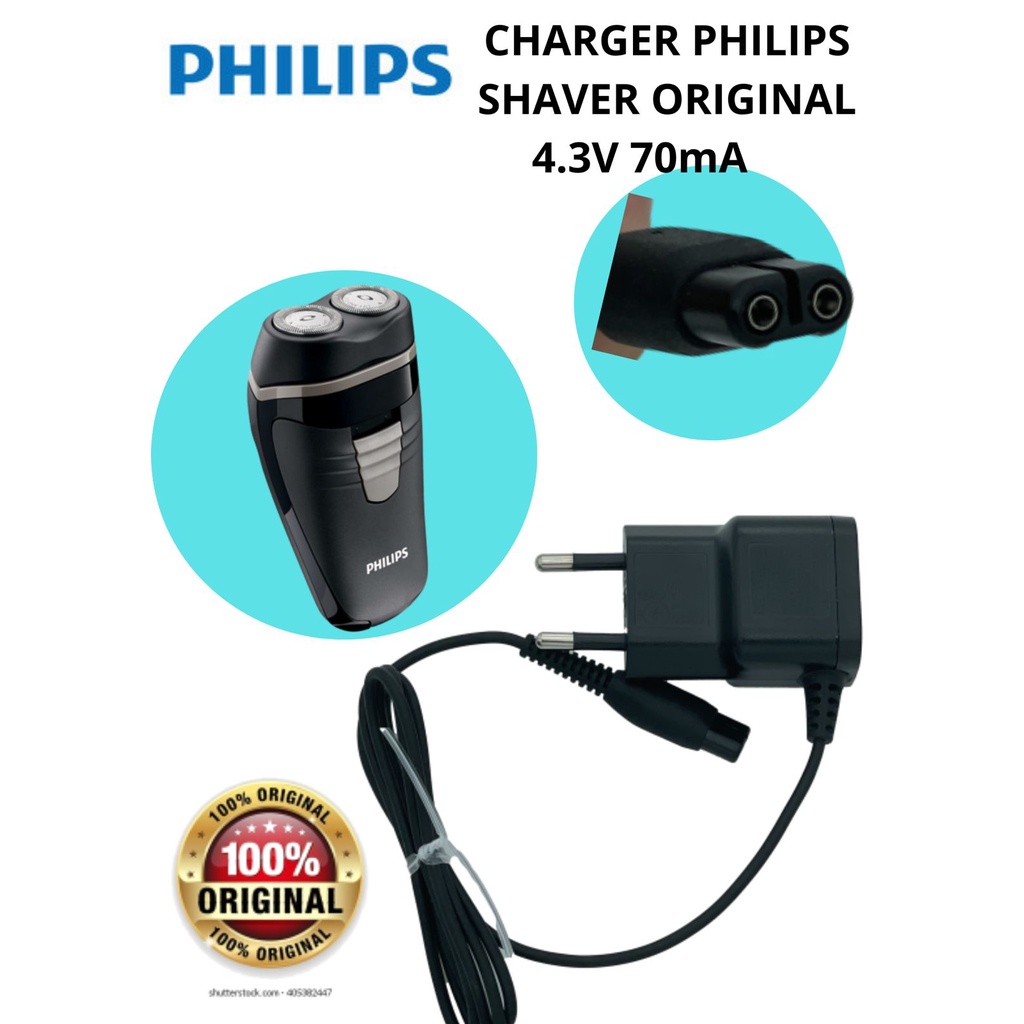 Jual Charger Philips Shaver 4.3V 70mA for Philips Norelco OneBlade US ...