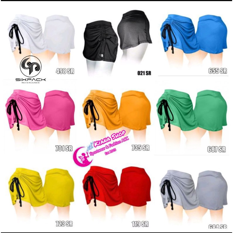 Jual Sixpack Rok Senam SR / Rok Tennis (Tanpa cln dalam/hanya Rok ...