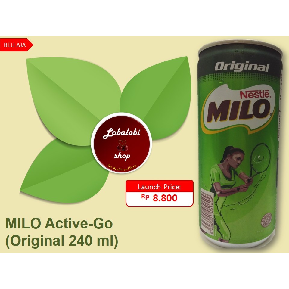 Jual Milo Kaleng Original 240 Ml Shopee Indonesia 2959