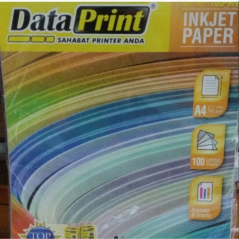 Jual Kertas Injet Data Print A4 100Gsm (Isi 100 lembar) | Shopee Indonesia