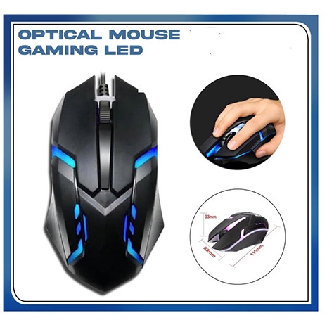 Jual Optical Mouse GAMING LEDMouse Gaming Wired Murah | Shopee Indonesia