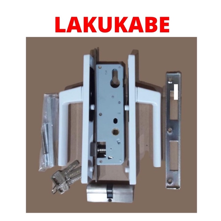 Jual HANDLE PINTU UPVC SATU SET MEREK KINGDOM | Shopee Indonesia