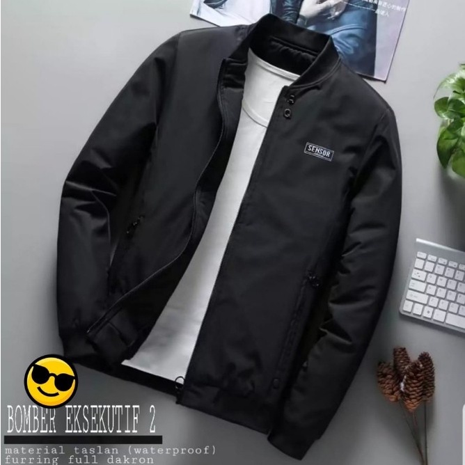 Jual Jaket Pria Jaket Pria Bomber Eksekutif Bomber Jacket Fashion ...