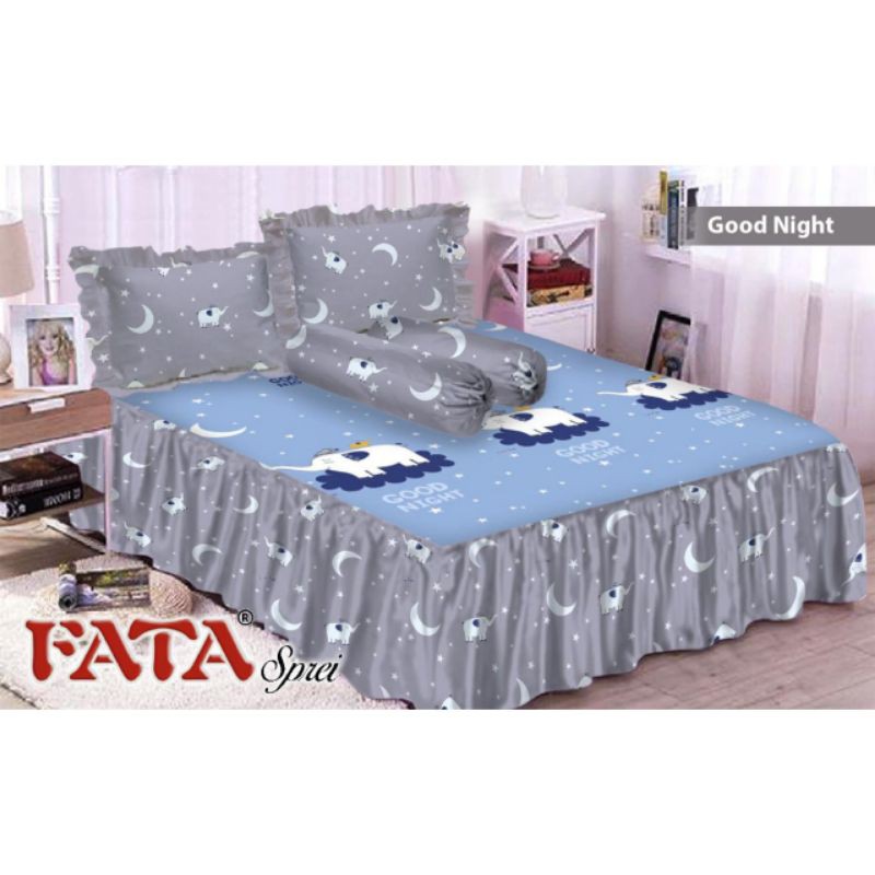 Jual Sprei Rumbai Fata Motif Minimalis Ukuran King 180x200 / Queen ...