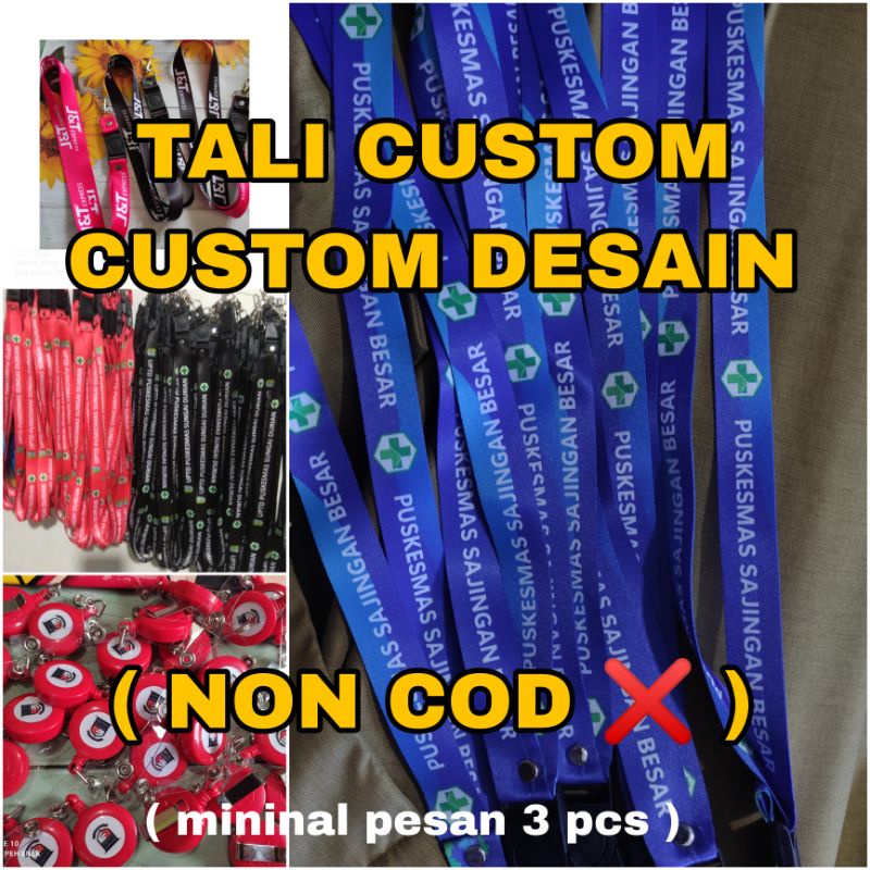 Jual Tali Id Card Custom satuan dan partai Shopee Indonesia