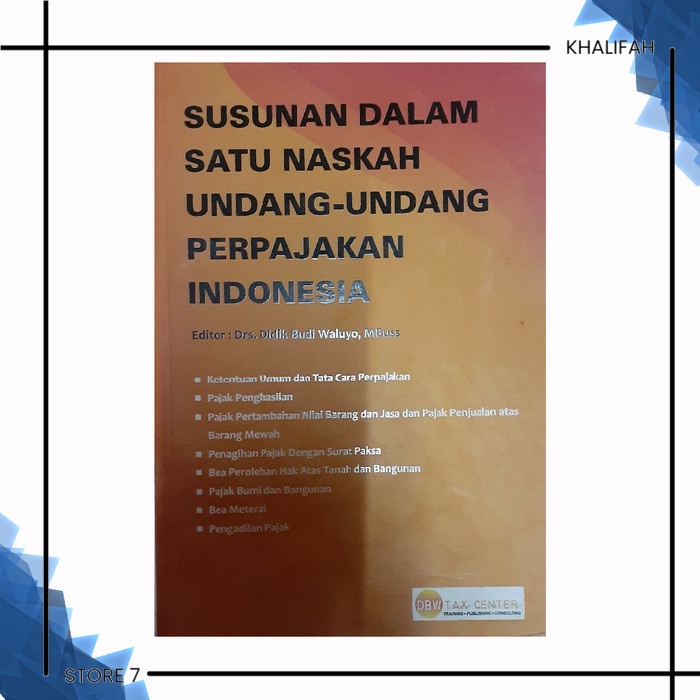 Jual Buku Susunan Dalam Satu Naskah Undang - Undang Perpajakan | Shopee ...