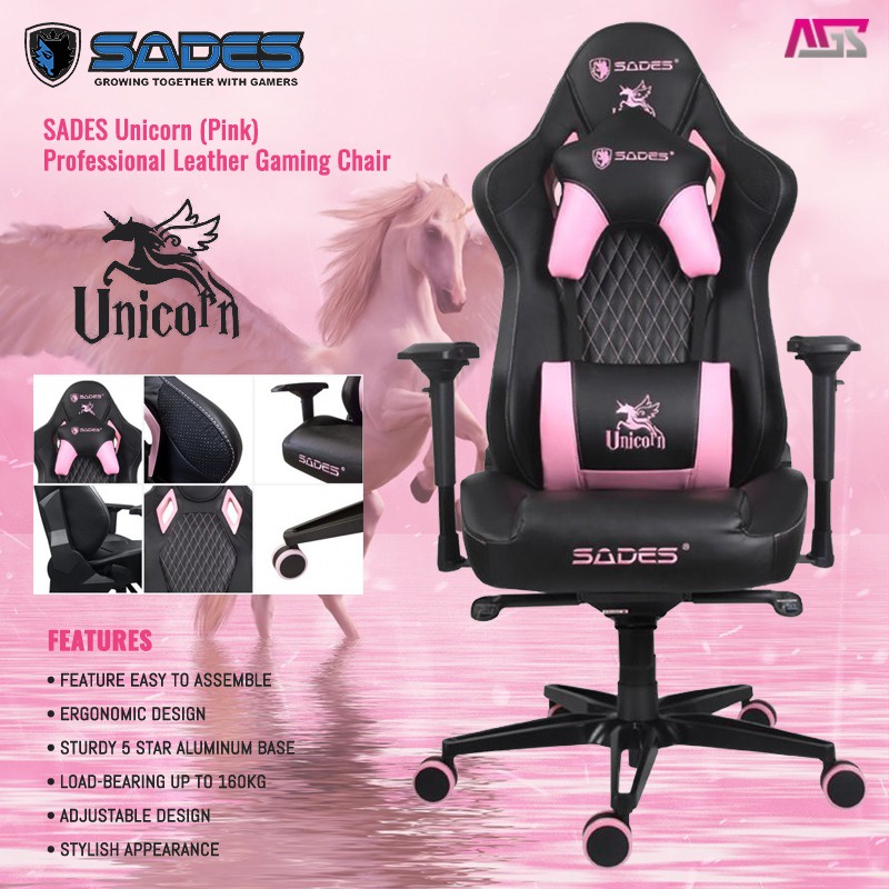 Jual SADES Unicorn Gaming Chair KURSI GAMING Shopee Indonesia