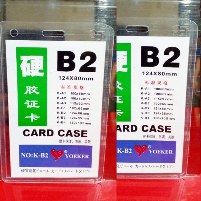 Jual Toploader Photocard Top Loader Foto Card NameTage id card Case ...