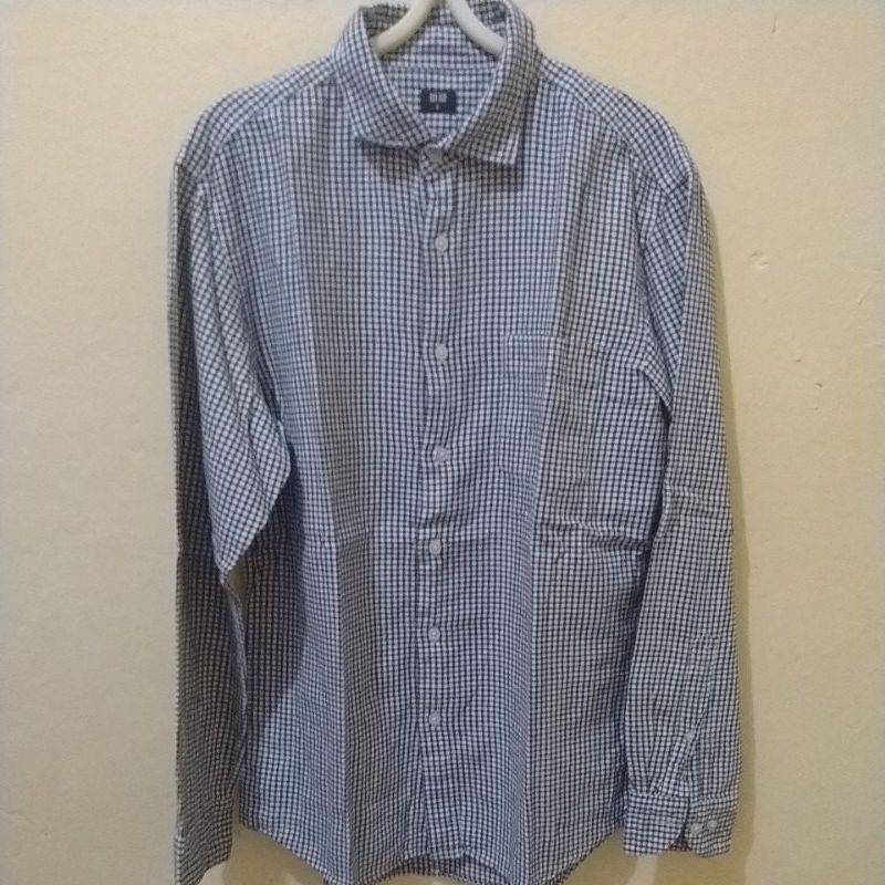 Jual [Preloved] Uniqlo Kemeja Flanel ORI Flanel Lengan Panjang [Ukuran ...