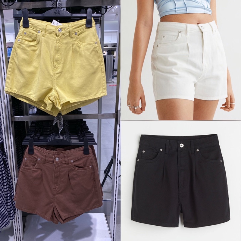 Jual Short denim celana gemes denin hotpants H&M original | Shopee ...