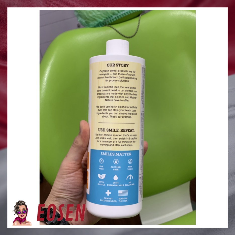 Jual MOUTHWASH OXYFRESH LEMON MINT WITH OXYGENE ZINC 89 ML HOTTEST