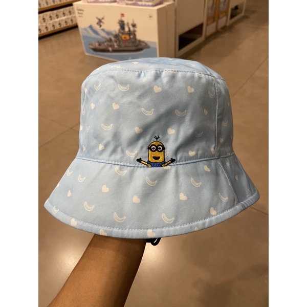 Jual Miniso Minions Collection Silicone Double Side Bucket Hat Topi Minions Shopee Indonesia