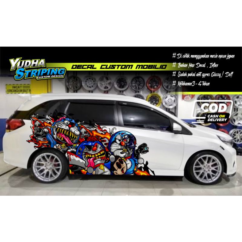 Jual STICKER VARIASI HONDA MOBILIO, VIOS, YARIS, CAYLA, JAZZ, BRIO, DLL ...