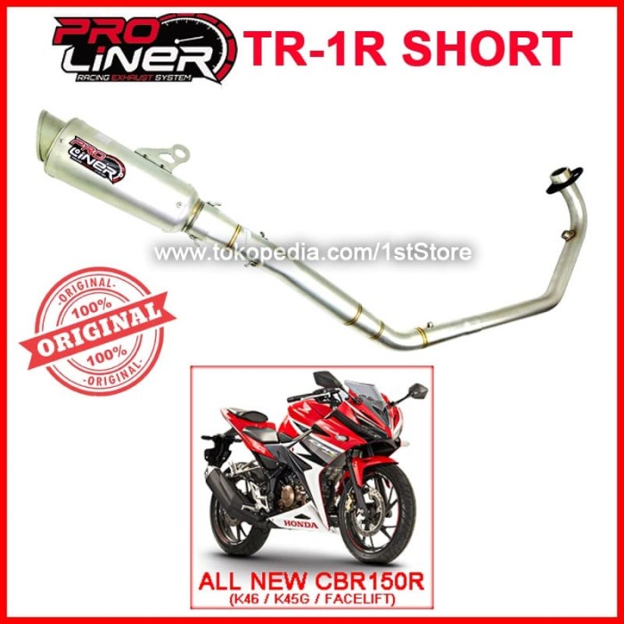Jual ProLiner TR1 Short All New CBR150R Facelift K46 K45G Knalpot ...