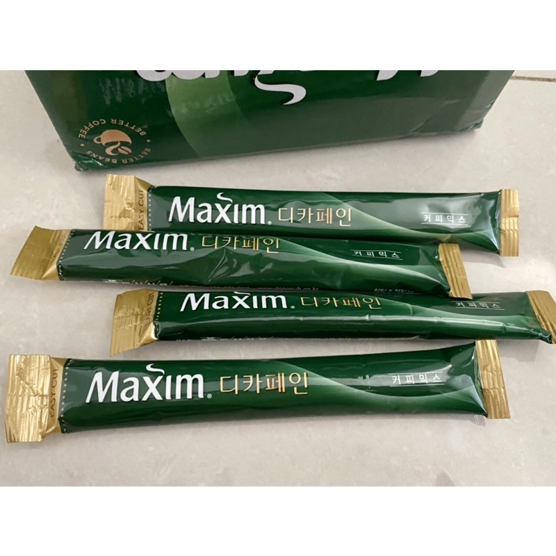 Jual MAXIM DECAFFEINATED COFFEE MIX PER SACHET KOPI KOREA RENDAH KAFEIN