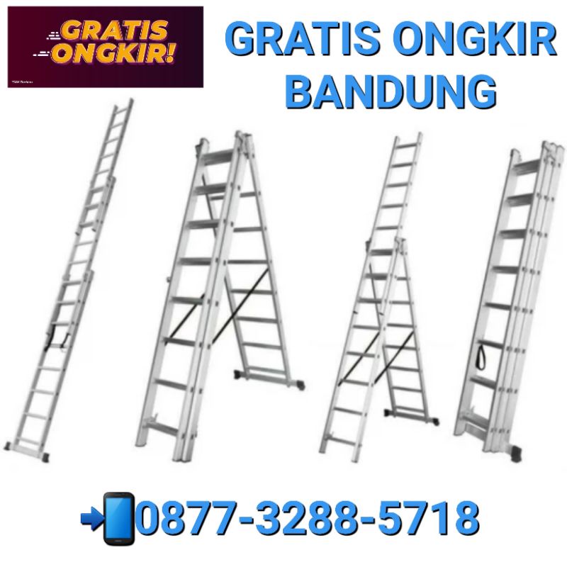 Jual Promo Dalton Tangga Extention Tangga Pln Tangga Indihome Tangga Lipat Tangga Alumunium