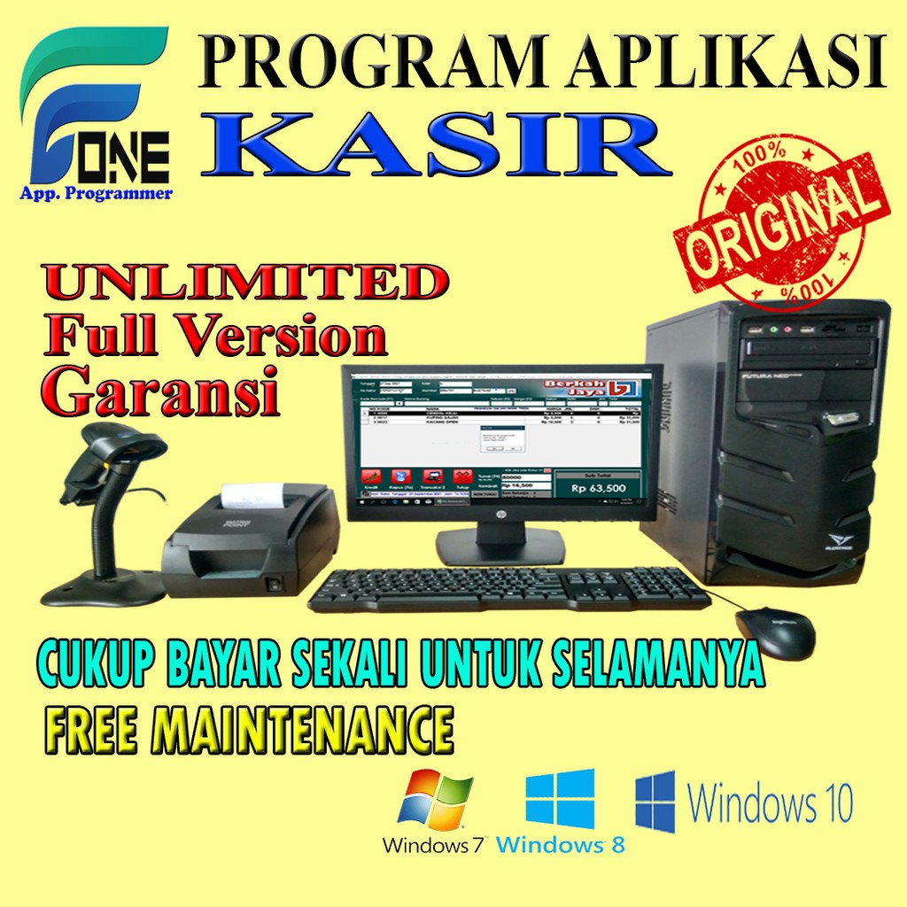Jual Program Kasir Toko Retail Full Key License Permanent | Shopee ...
