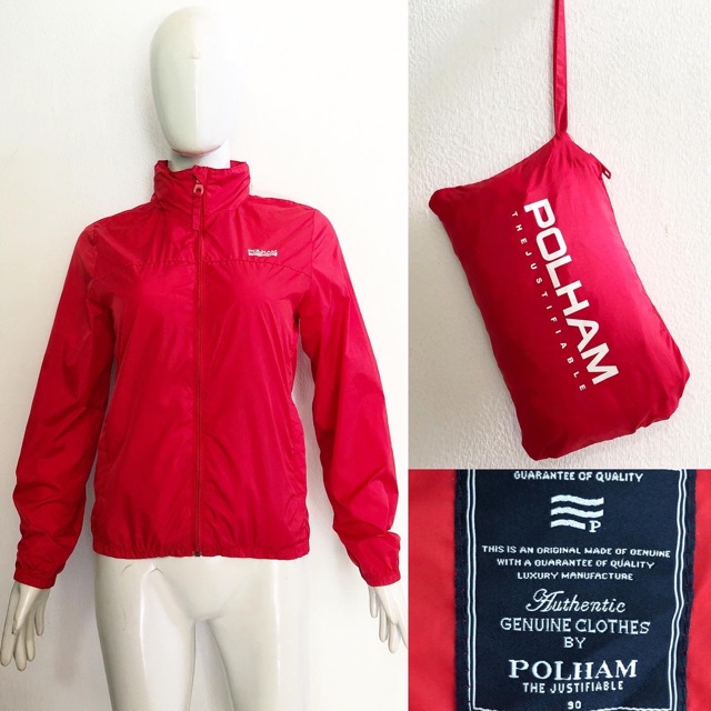 Jual Polham red outdoor jacket jaket | Shopee Indonesia