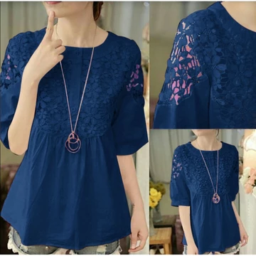 Fwg Blouse Bronita Atasan Blouse Korea Style Baju Wanita Model Baru Blouse