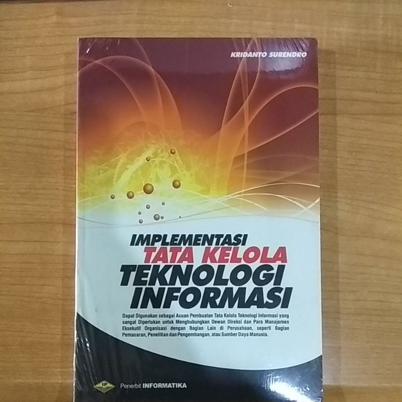 Jual Buku implementasi tata kelola teknologi informasi | Shopee Indonesia