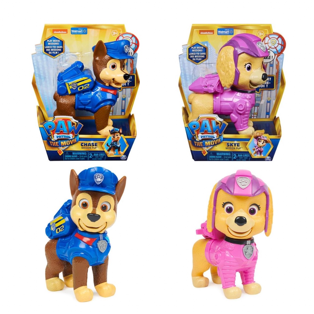 Jual Paw Patrol The Movie Chase/Skye Mission Pup PawPatrol Shopee