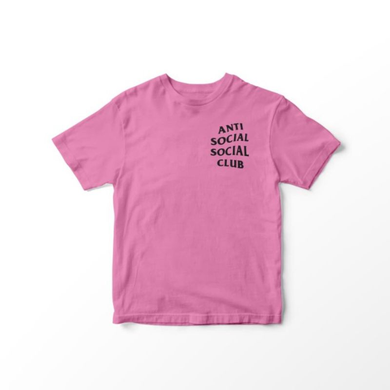 Jual Kaos Lisa Black Pink ANTI SOCIAL CLUB Lengan Pendek M-L-XL