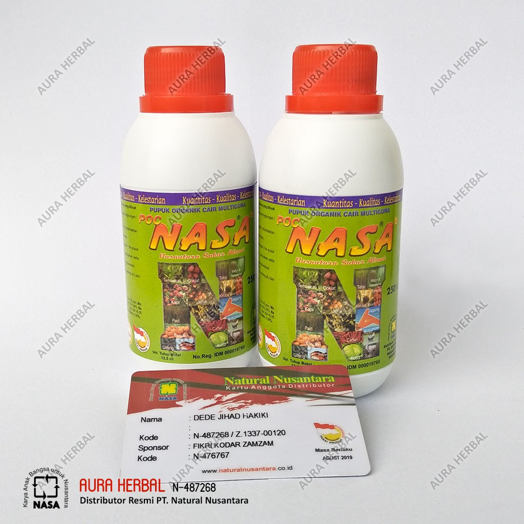 Jual Pupuk POC 250CC Original Asli PT. Natural Nusantara (NASA) - Pupuk ...