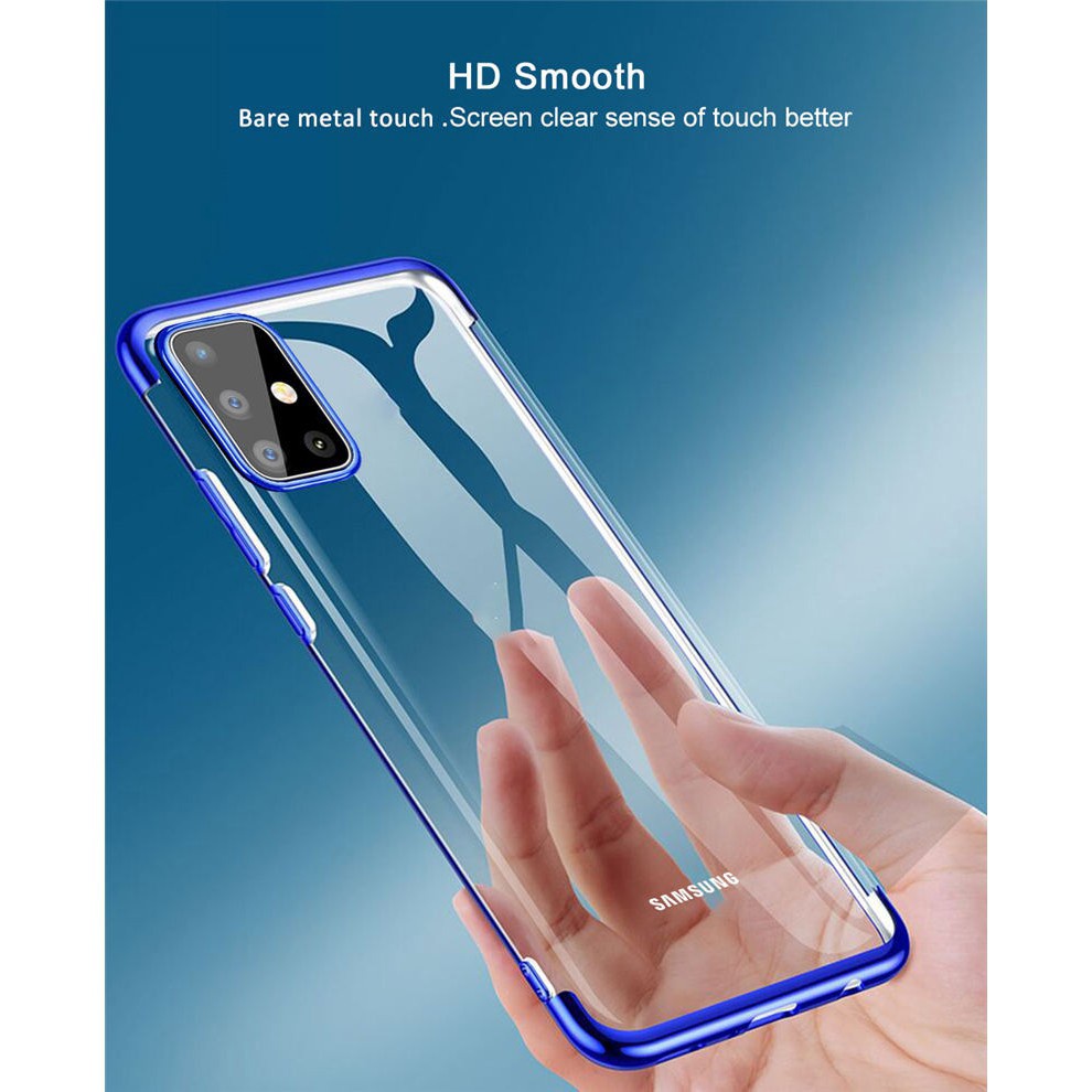 Jual Case Samsung A51 Bening Terbaru Soft Case Black Doff Miror