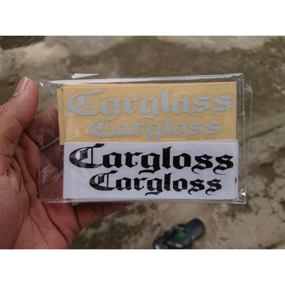 Jual STICKER CARGLOSS SET 2 PCS | Shopee Indonesia