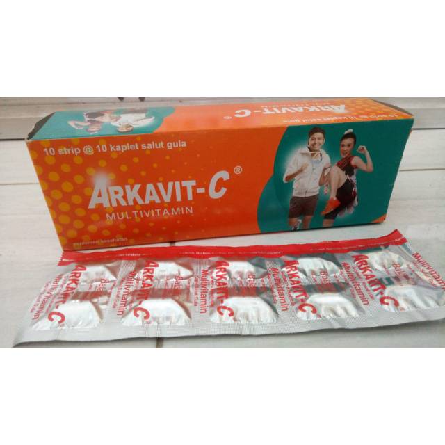 Jual ARKAVIT -C MULTIVITAMIN (1 STRIP ISI 10 TABLET) | Shopee Indonesia