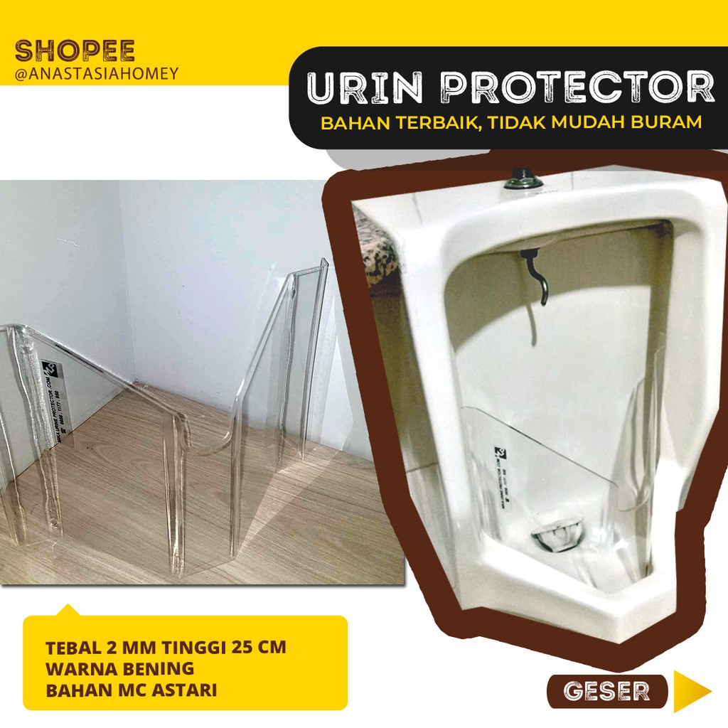Jual AH1678 LEDENG MIKA URINE PROTECTOR BEST SEKAT URIN URINOIR URINAL ...