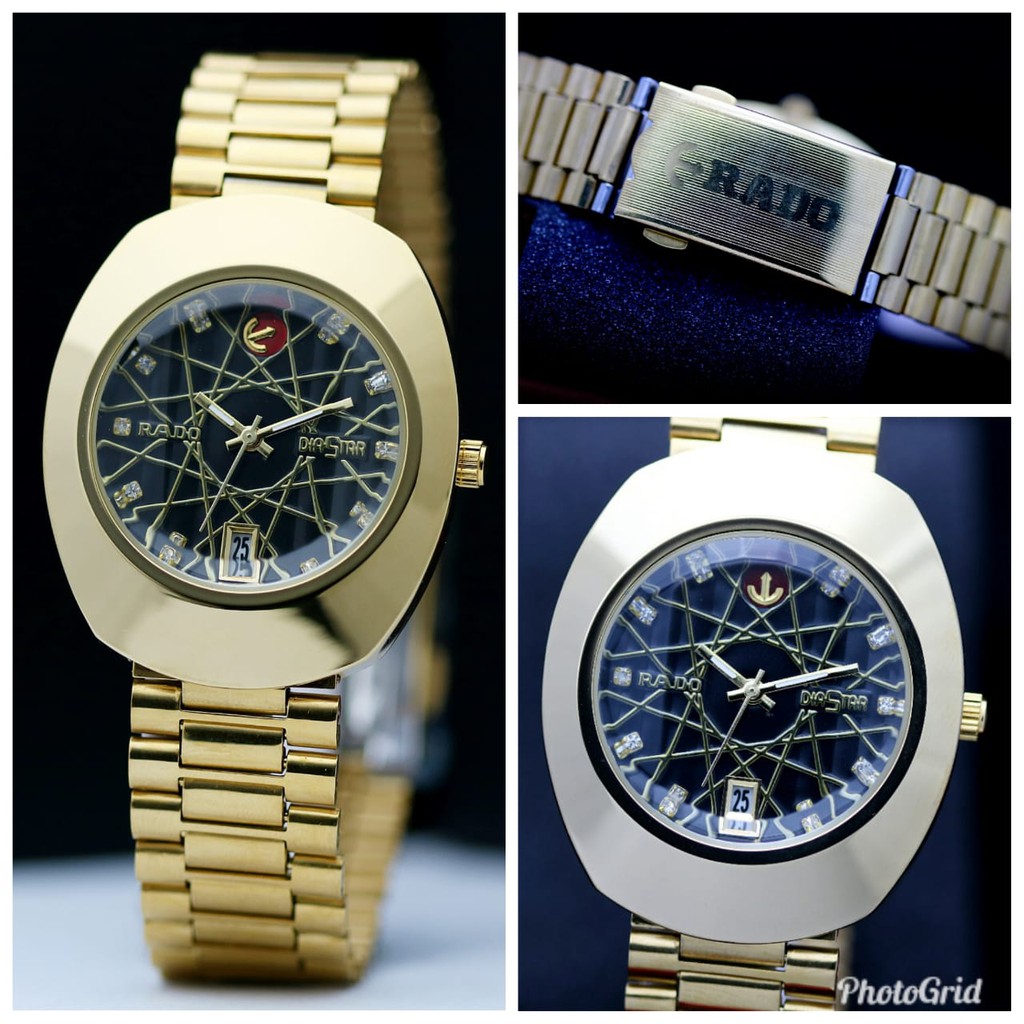 Jual Jam Tangan Wanita Cewek Perempuan Fashion Analog Keren Rado Diastar Tanggal Premium Tali