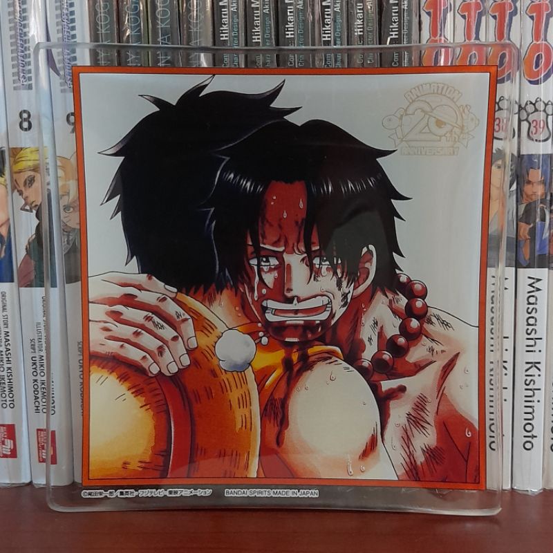 Jual luffy & ace memorial ichiban kuji glass plate (one piece) | Shopee ...