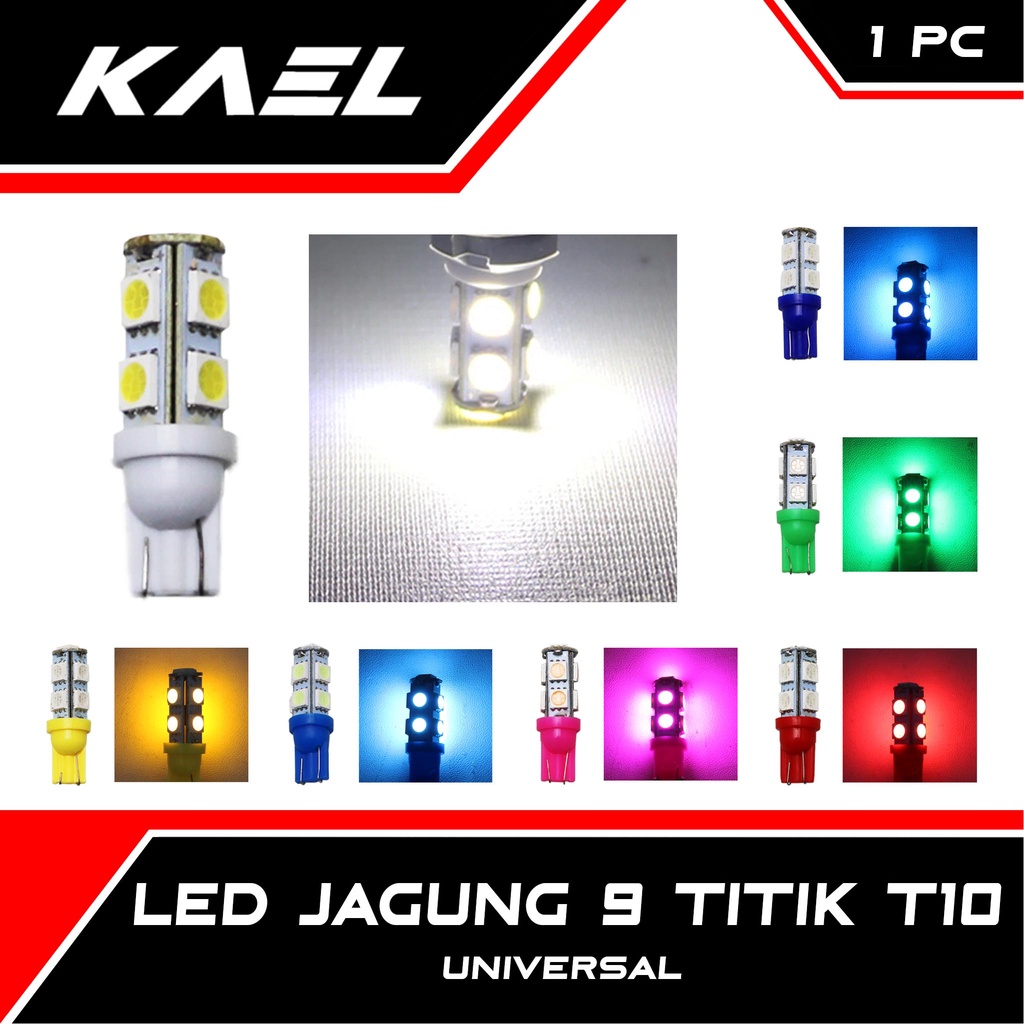 Jual Led Jagung Titik T Lampu Senja Kota Sen Mundur Speedometer Km Motor Mobil Kabin Biru