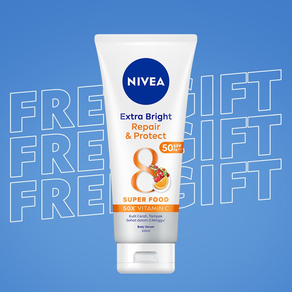 Jual [t] Nivea Body Serum Extra Bright Repair And Protect Spf50 320ml