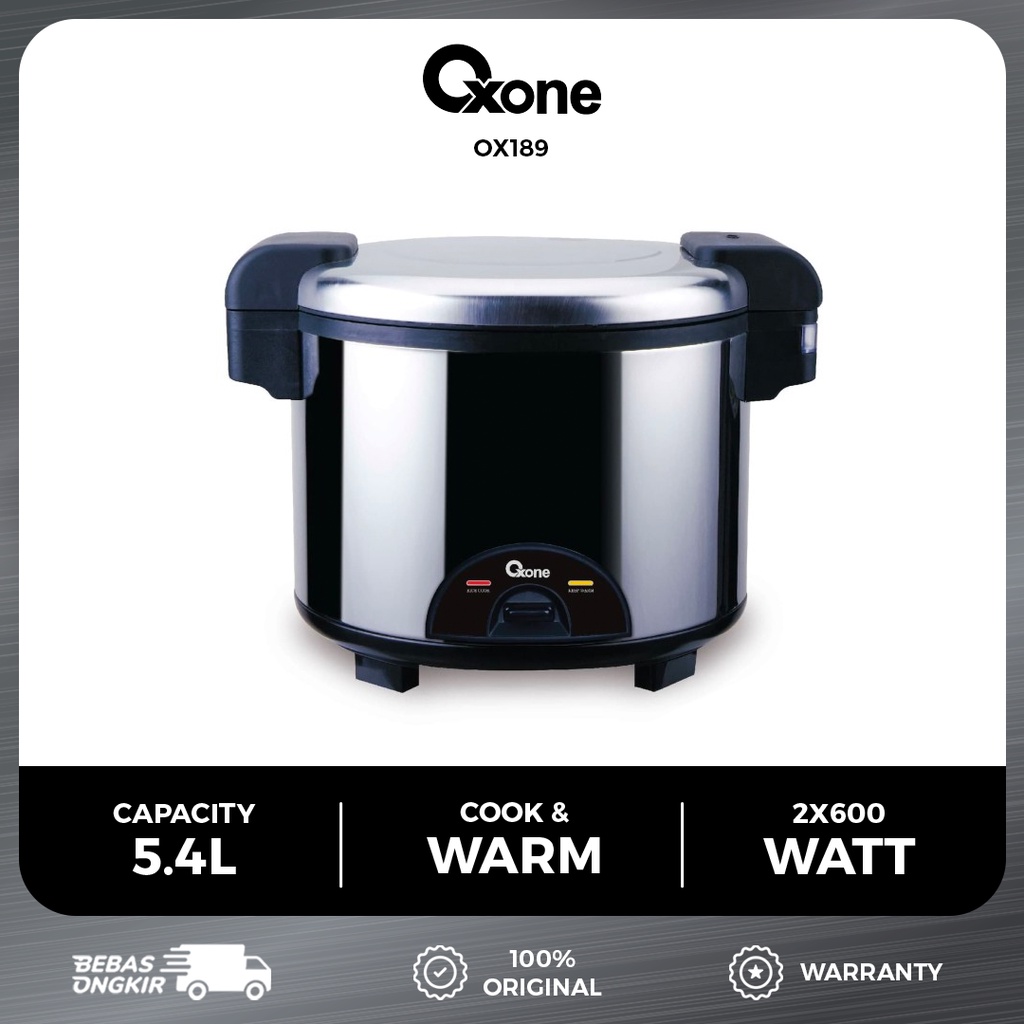 Jual Oxone OX189 Rice Cooker Jumbo 5.4 L Penanak Nasi Multifungsi Shopee Indonesia