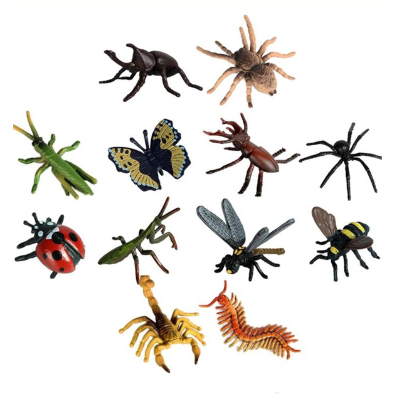 Jual Miniatur Bugs / Bug / Serangga 1 Set 12 Pcs (Mini) - Toobs ...