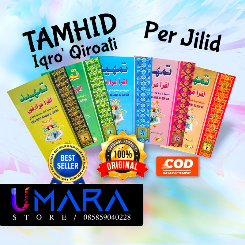 Jual TAMHID IQRO QIROATI - PER JILID (1-5) - BUKU BELAJAR MEMBACA AL ...