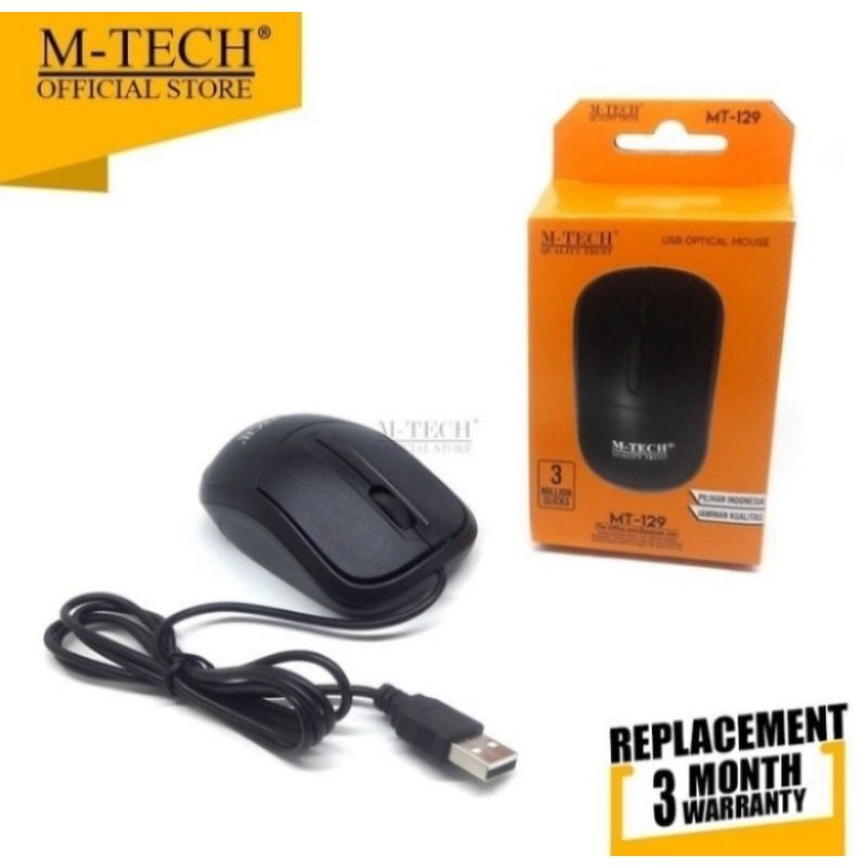 Jual Mouse USB M-TECH MT-129 Mouse usb Standar Mouse murah mouse ...